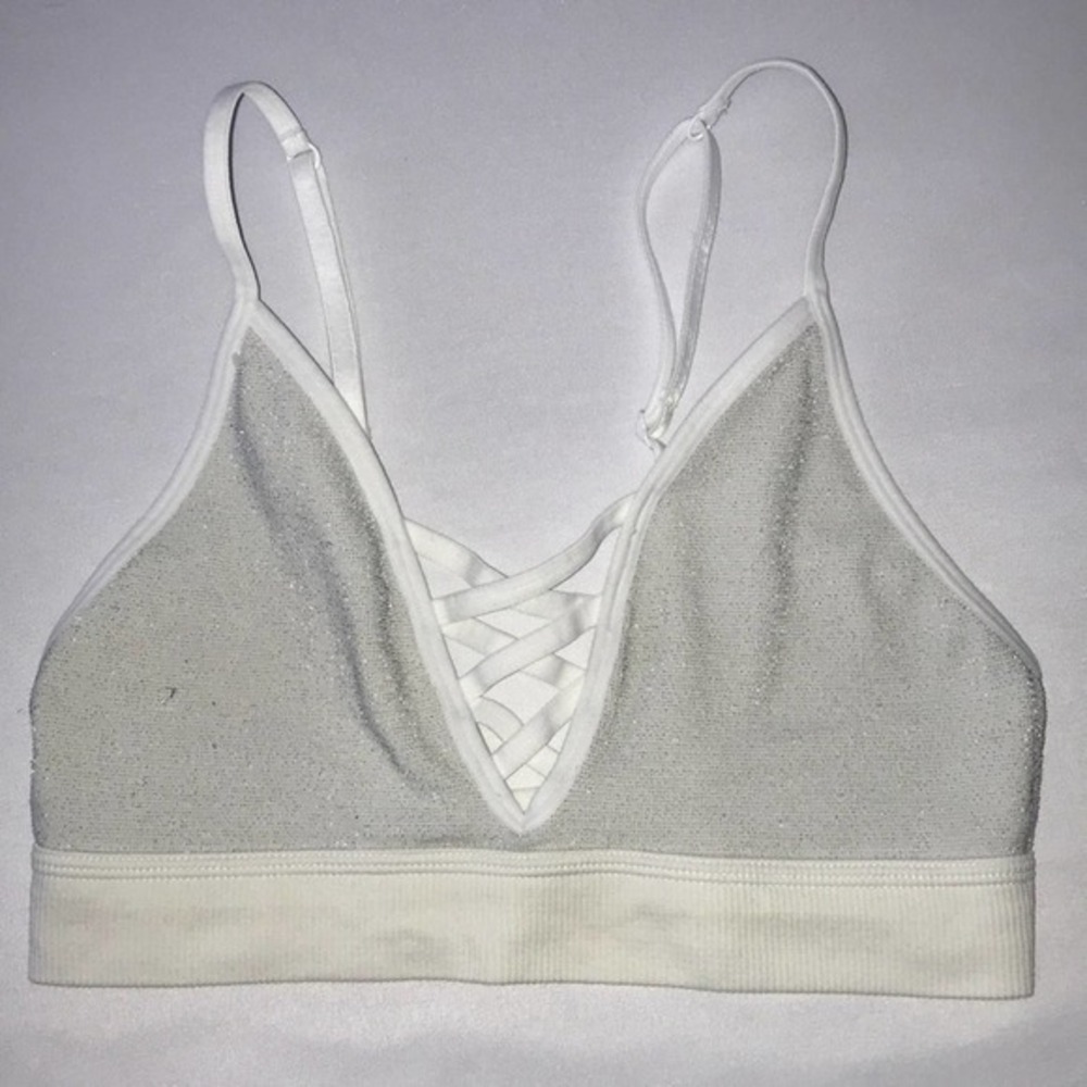 Victoria’s Secret PINK Silver Strappy Bralette